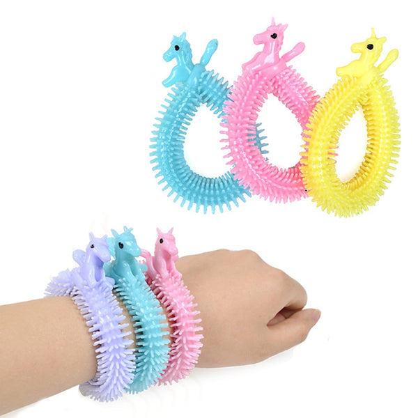 3pcs Worm Noodle Stretch String TPR Rope Anti Stress Toys