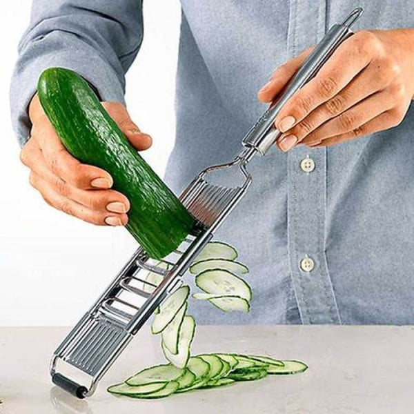 New Multi Vegetable Slicer Stainless Steel Shredder Cutter Grater Slicer