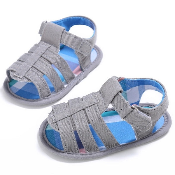 Summer Baby Shoes Sole Infant Boys Canvas Shoes Non-slip Footwear First Walkers 0-18 Months New