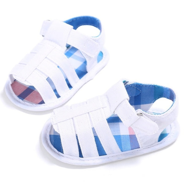 Summer Baby Shoes Sole Infant Boys Canvas Shoes Non-slip Footwear First Walkers 0-18 Months New