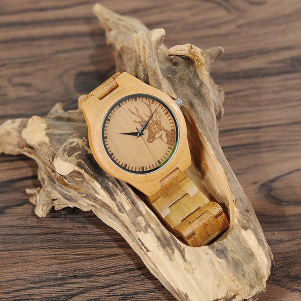 BOBO BIRD Original Bamboo Wood Men's Watches