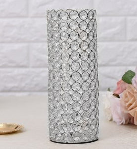 Crystal Glass Cylinder Vase Home Decor