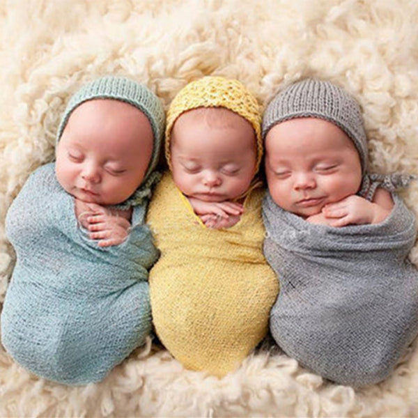 Baby Blanket Wraps Photography Props Solid Color Blanket Newborn Photo Wraps