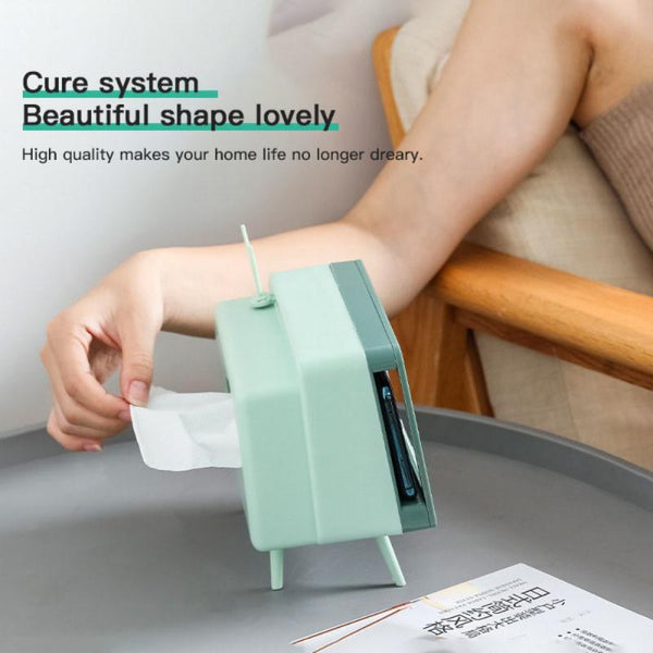 Cute Tissue Box Storage Multifunctional Creative Paper Pumping Phone Holder