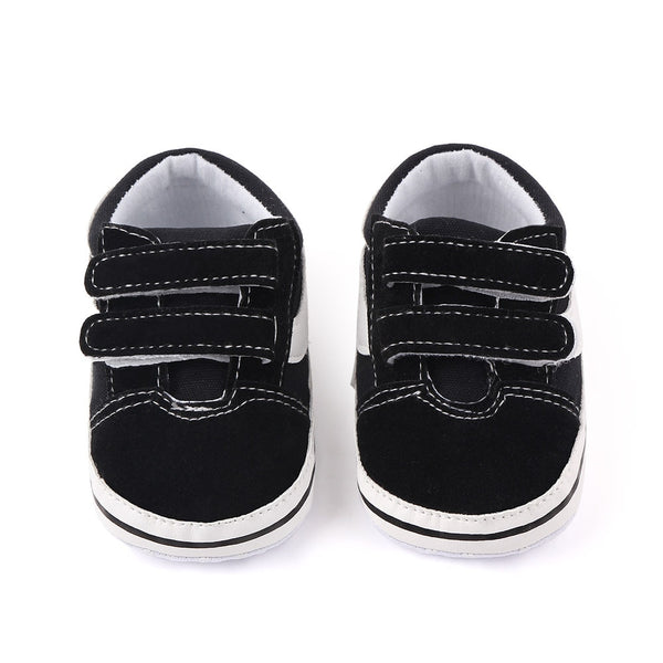 Newborn Baby Boys Shoes Pre-Walker Soft Sole Pram Shoes Baby Shoes Spring/Autumn Canvas Sneakershoes
