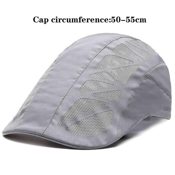 Casual Beret Hat Flat Cap Gatsby Hat Adjustable Breathable Boina Mesh Fashion Caps