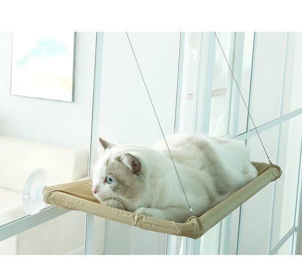 Pet Hanging Beds Cute Cat Hammock Sunny Seat Window Mount Pet Comfortable Pet Bed For Cats Mat Shelf Seat Bed Bearing 20kg
