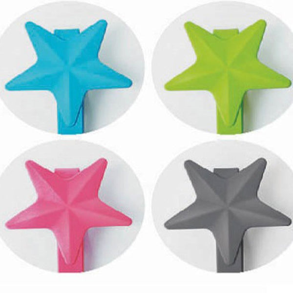 Non-toxic Baby Star Pacifier Chain Strap Silicone Stroller Hook Baby Stroller Toy Holder for Infant