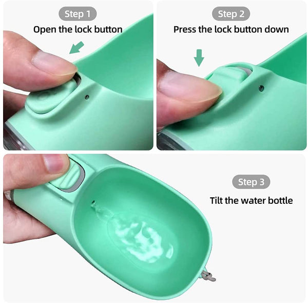 Portable Dog Water Bottle For Small Large Dogs Outdoor Walking Puppy Pet Travel Water Bottle