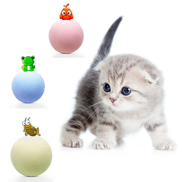 3 Colors Cat Toys New Gravity Ball Smart Touch Sounding Toys Interactive Pet Toys