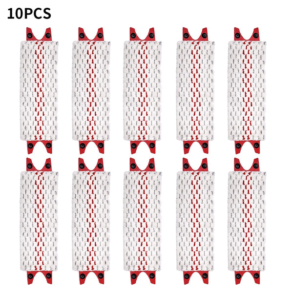 10PCS Microfibre Floor Mop Cloth Pads Replacement Spray Flat Mop Cloth