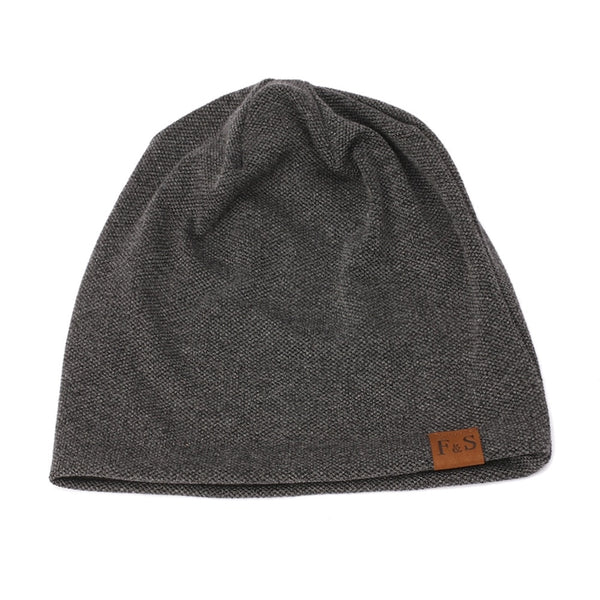 Beanies Cap Casual Lightweight Thermal Elastic Knitted Cotton Spring Autumn Sports Headwear