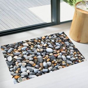 Simulation Cobblestone Floor Stickers Waterproof Wall Stickers Home Decoration